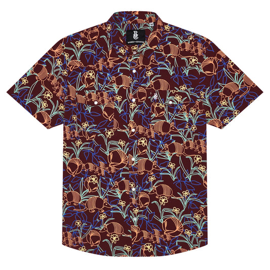 MEN'S ARMADILLLO ROLL PEARL SNAP SHORT SLEEVE SHIRT