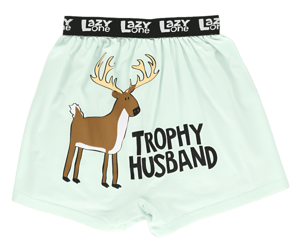 MEN'S "TROPHY HUSBAND" BOXERS