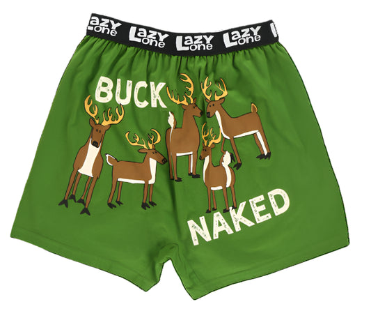 MEN'S "BUCK NAKED" BOXERS