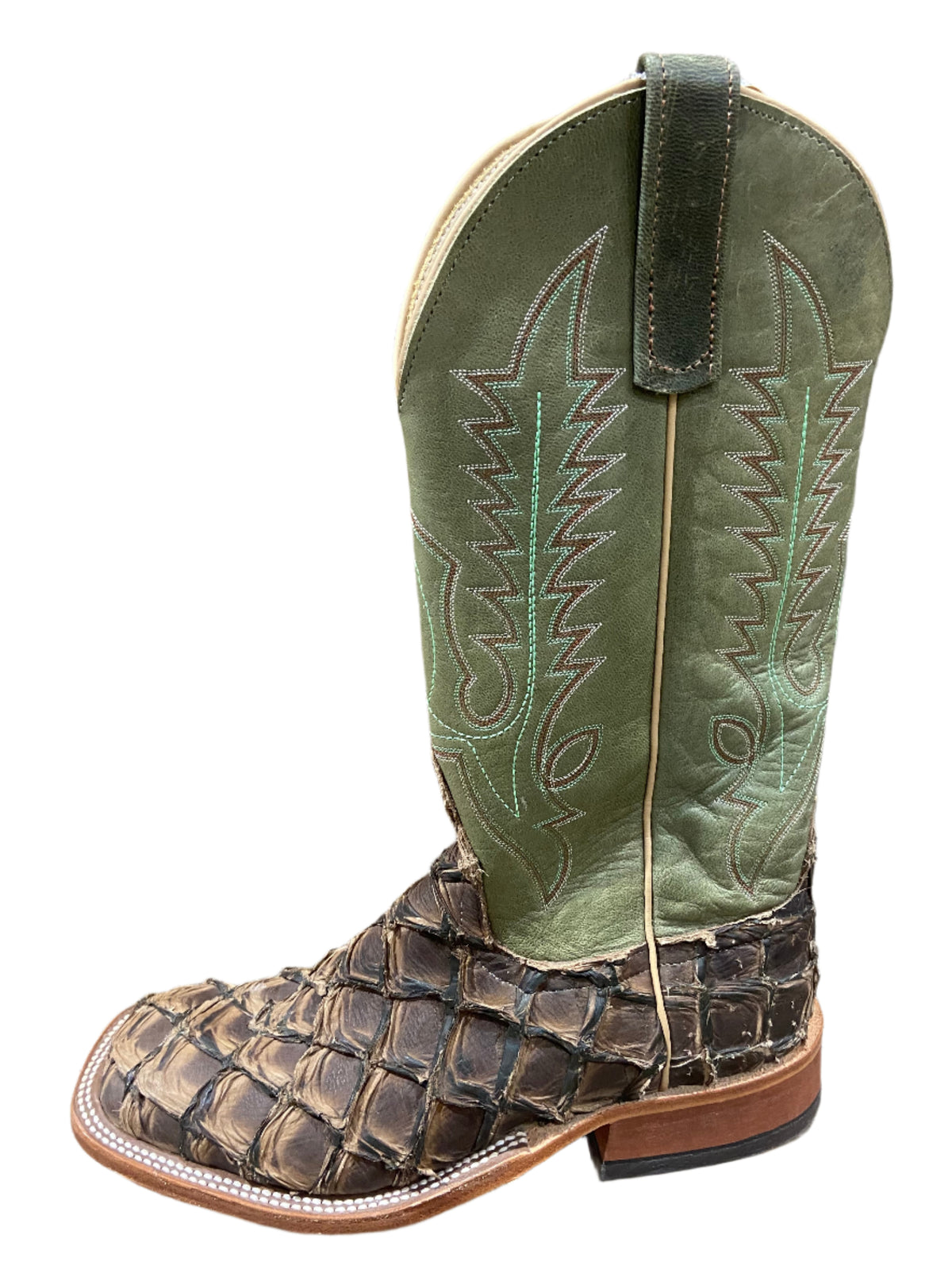 Anderson Bean Green and Brown Men\'s Boots Anderson Bean | Mocha Shrunken Shoulder Boot – Outpost  main image 3