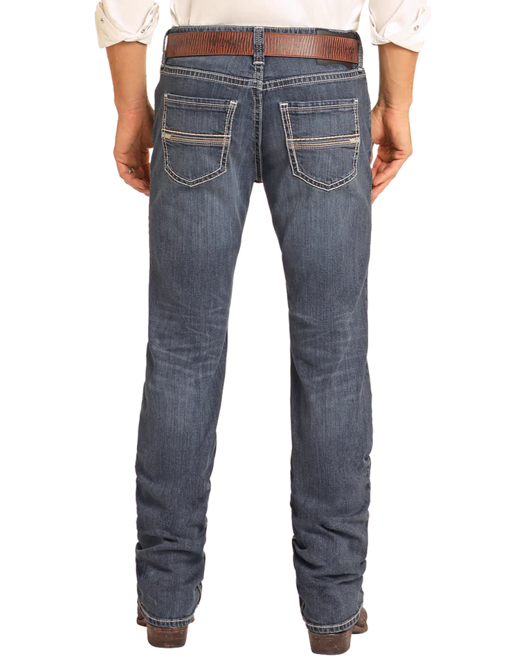 Rock and roll denim pistol bootcut deals