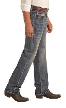 ROCK & ROLL RELAXED DOUBLE BARREL STACKABLE BOOTCUT JEANS