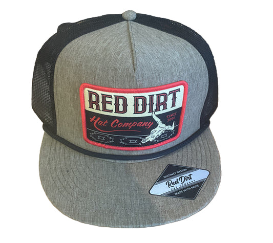 RED DIRT HAT CO BONES HAT in HEATHER TAN/BLACK