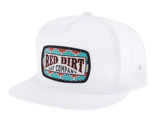 RED DIRT HAT CO BOSS HOGG HAT in WHITE