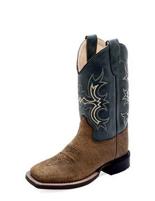 OLD WEST BOY'S YOUTH BLUE TOP BOOTS