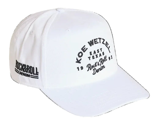 KOE WETZEL X ROCK & ROLL DENIM WHITE CAP