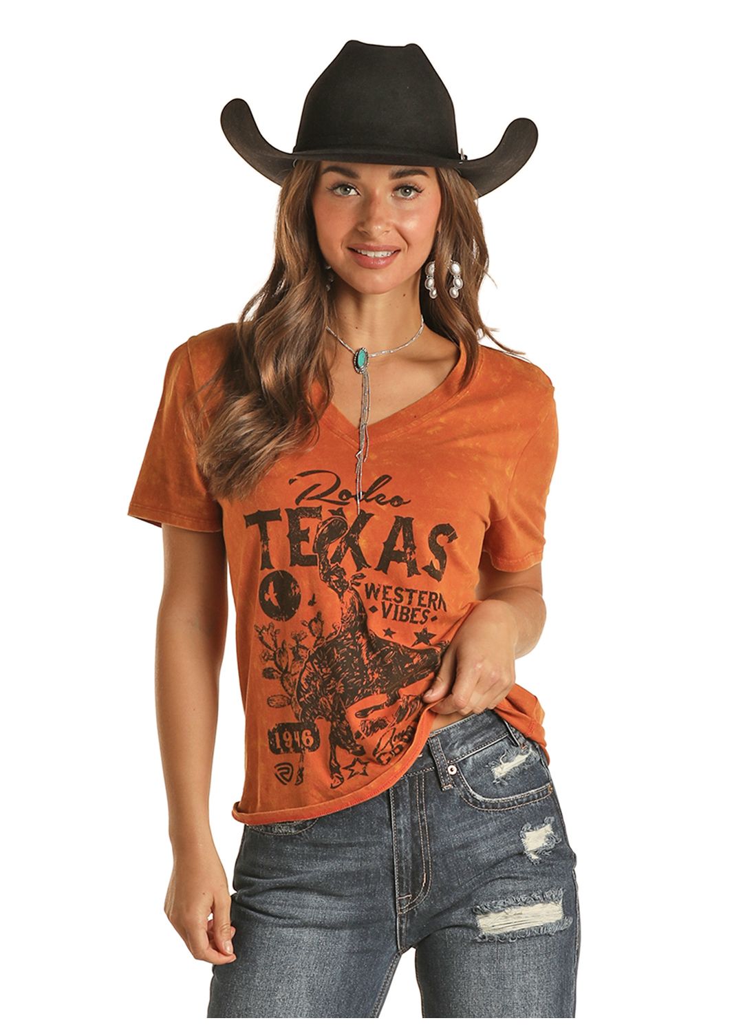 ROCK & ROLL RODEO TEXAS GRAPHIC TEE