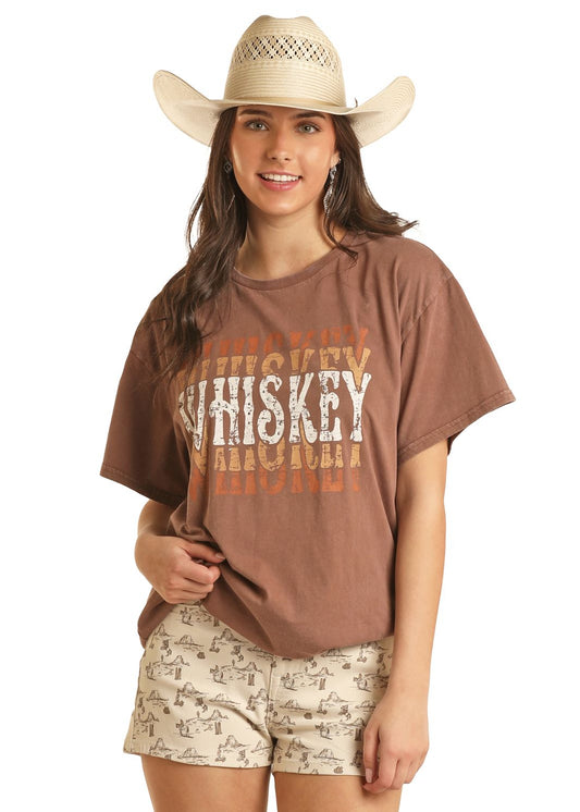 ROCK & ROLL RODEO WHISKEY GRAPHIC TEE