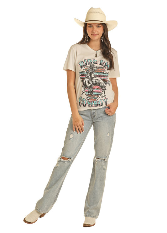 ROCK & ROLL RODEO RIDE EM GRAPHIC TEE
