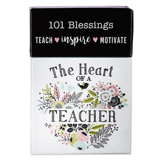 THE HEART OF A TEACHER BOX OF BLESSINGS