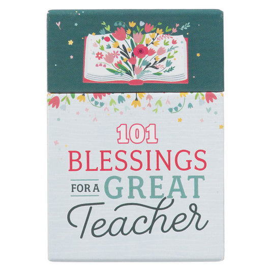 101 BLESSINGS FOR A GREAT TEACHER BOX OF BLESSINGS