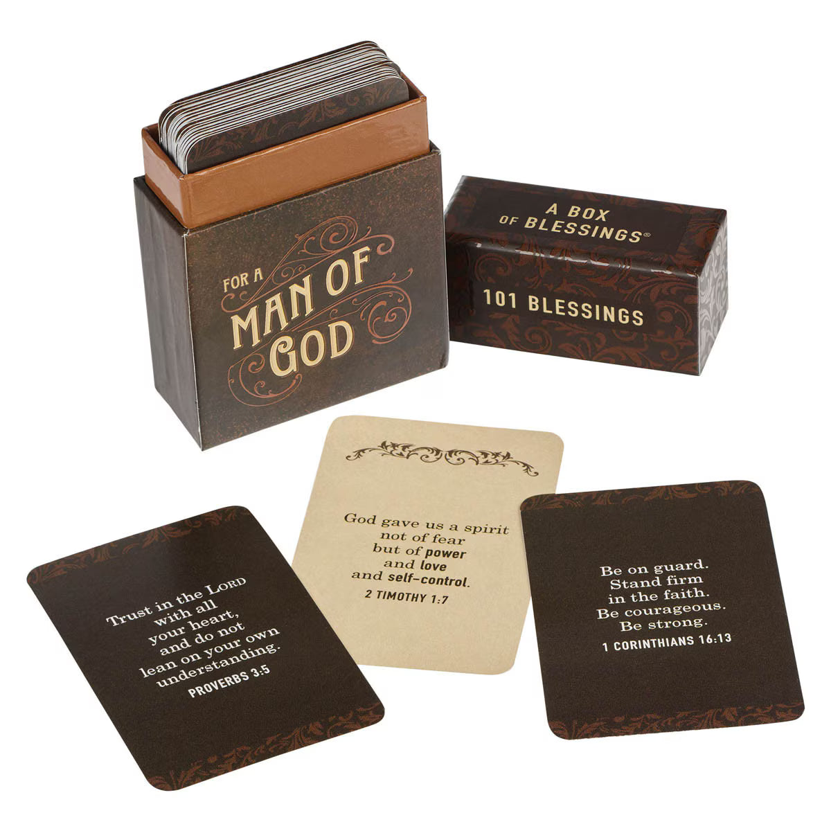 101 FAVORITE BIBLE VERSES FOR A MAN OF GOD BOX OF BLESSINGS