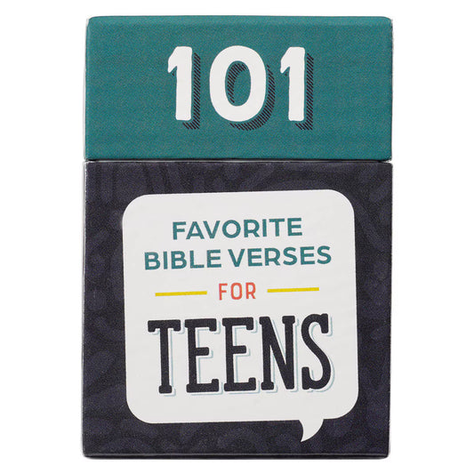 101 FAVORITE BIBLE VERSES FOR TEENS BOX OF BLESSINGS