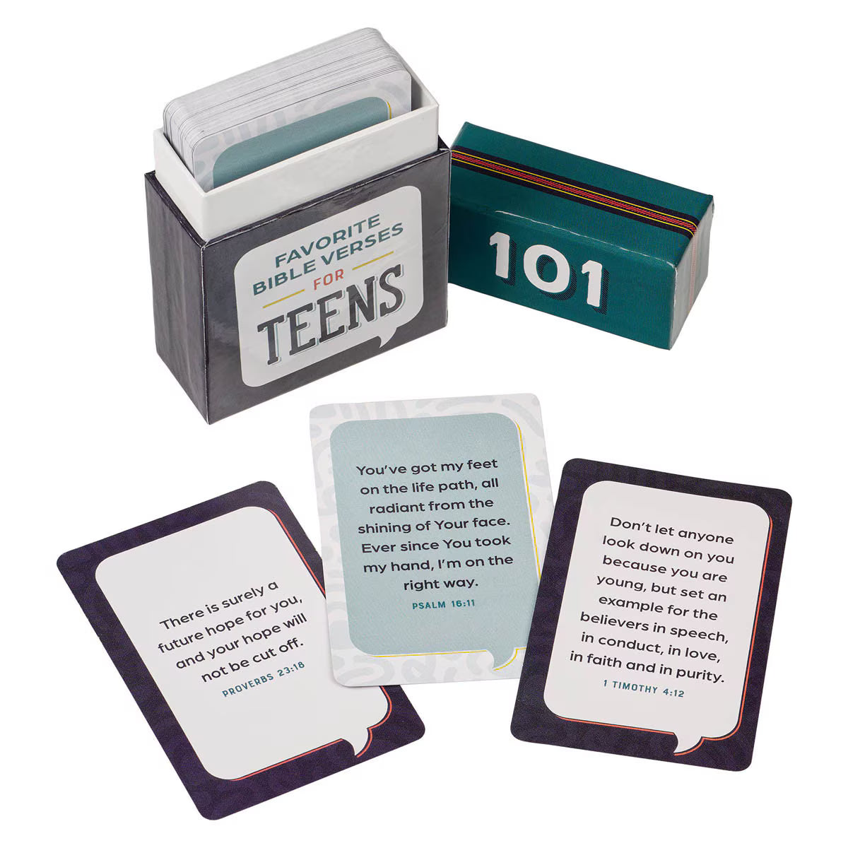 101 FAVORITE BIBLE VERSES FOR TEENS BOX OF BLESSINGS