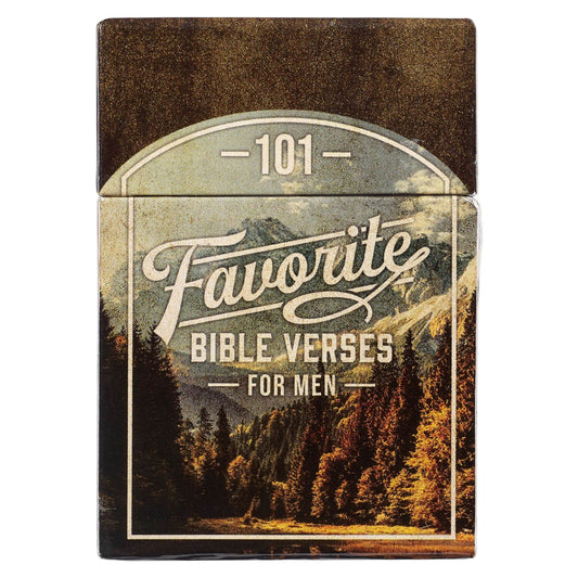 101 FAVORITE BIBLE VERSES FOR MEN BOX OF BLESSINGS