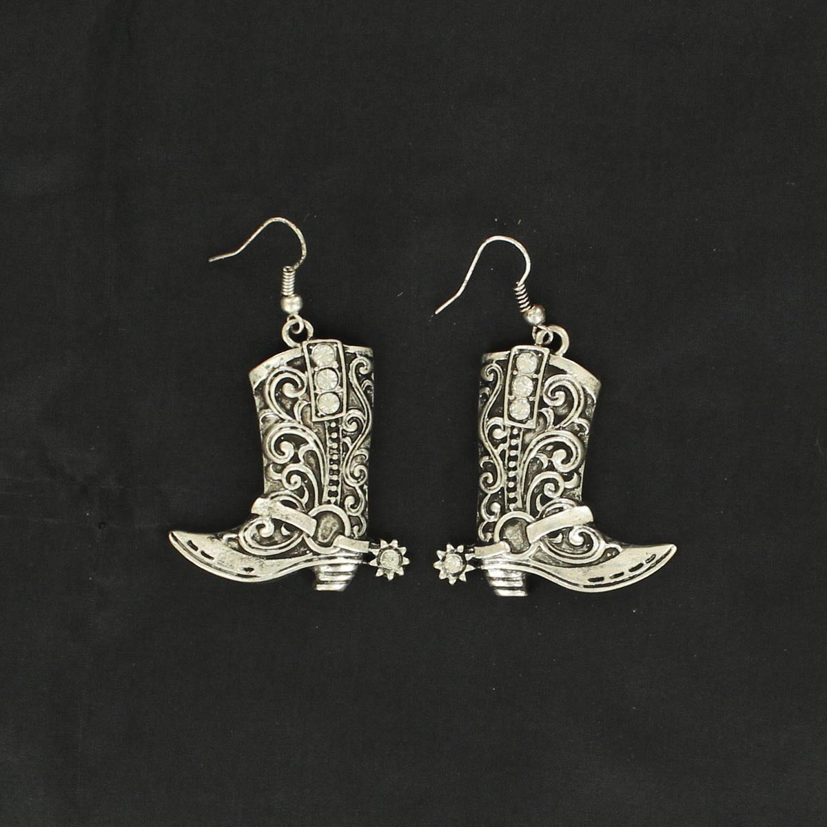 BLAZIN ROXX COWBOY BOOT DROP EARRINGS