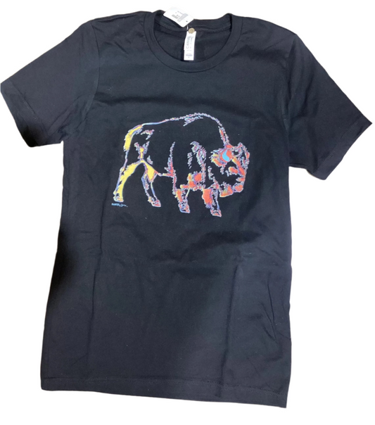 PAINTED BUFFALO TEE SHIRT