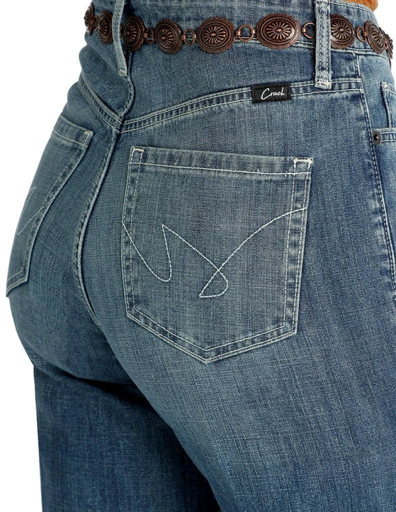 CRUEL DENIM CASEY MEDIUM STONE WASH WOMEN'S JEANS