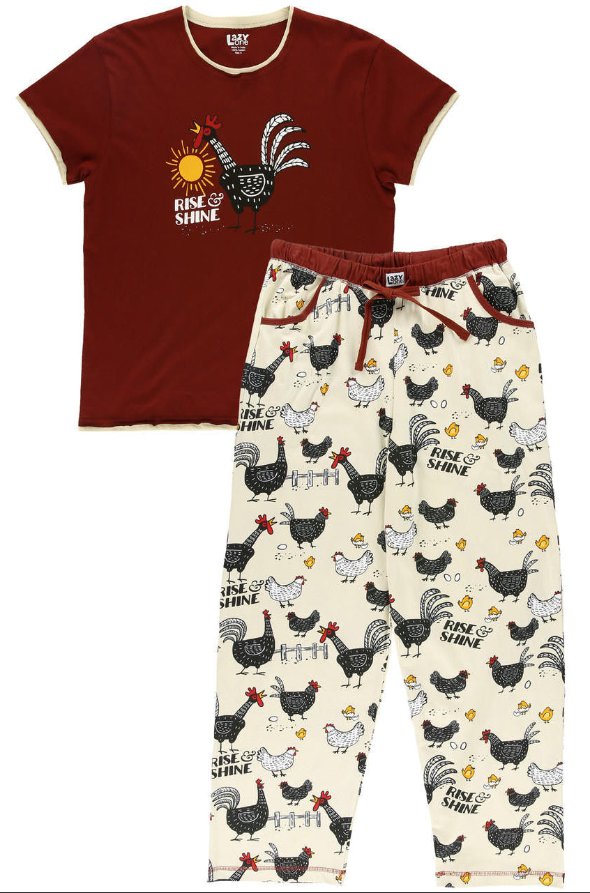 WOMEN'S "RISE & SHINE" PJ SET