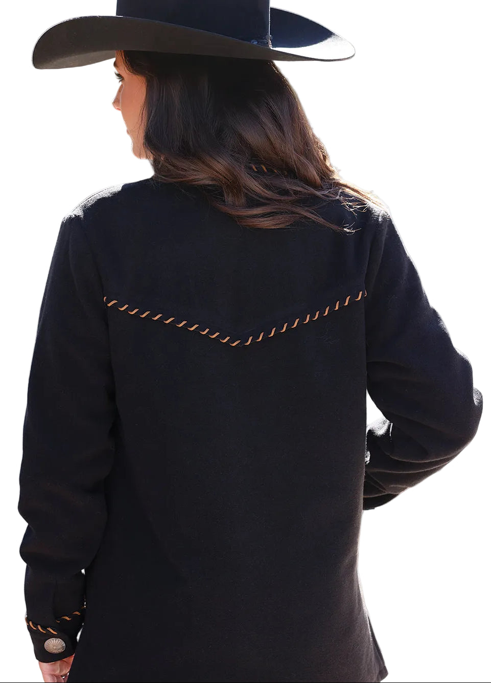 CRUEL WOMEN'S WHIPSTITCH SHIRT JACKET - BLACK
