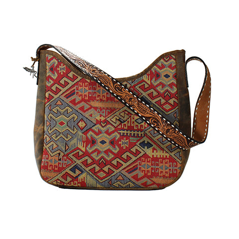 ANGEL RANCH TAYLOR COLLECTION CONCEAL CARRY SHOULDER BAG - MULTICOLOR