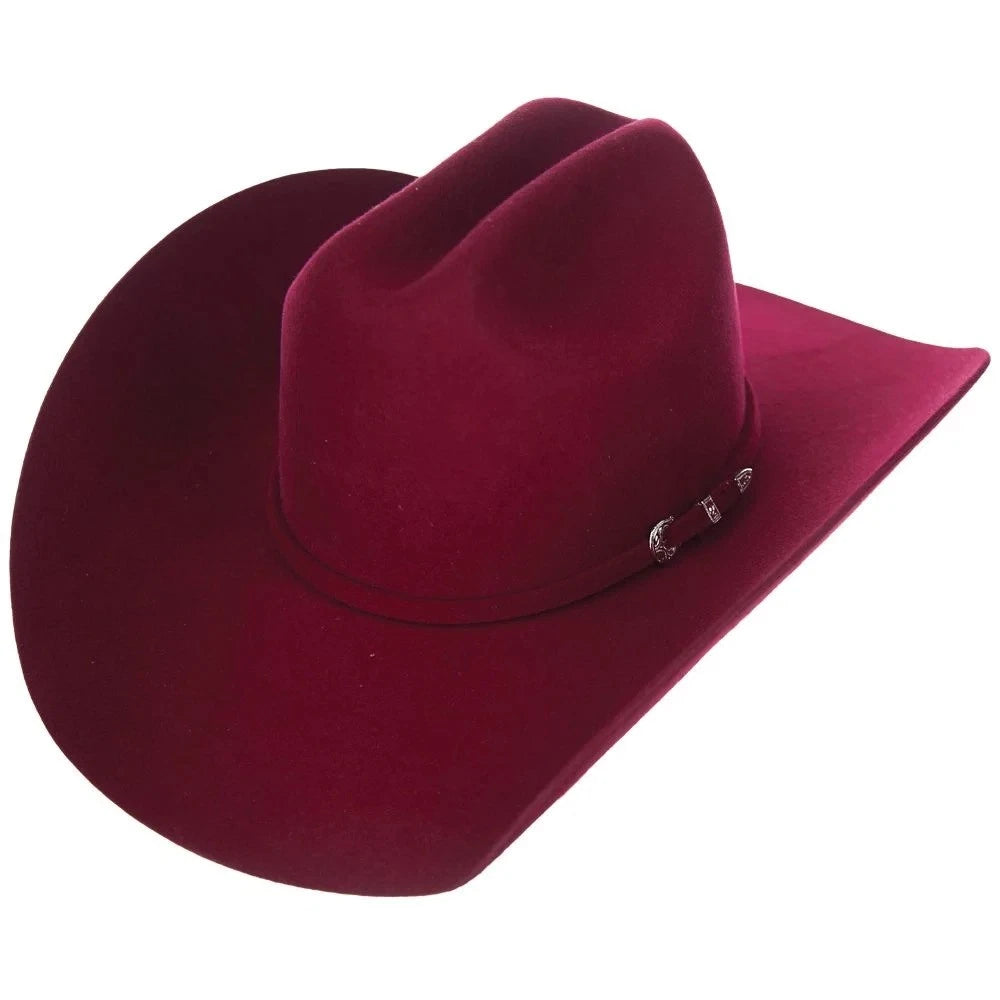 JUSTIN DAGNY 3X PREMIUM WOOL HAT in WINE