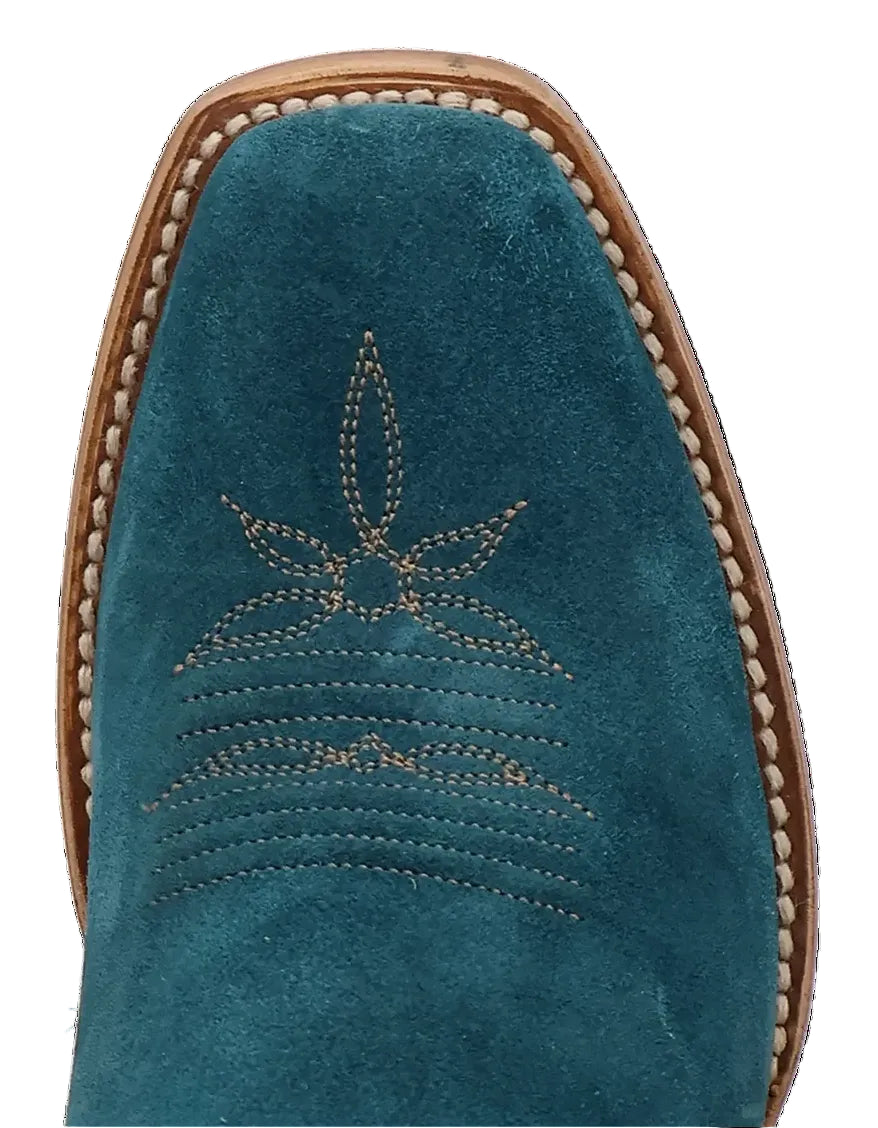 LADIES' DAN POST LANESSA 13" BOOT - TURQUOISE SUEDE