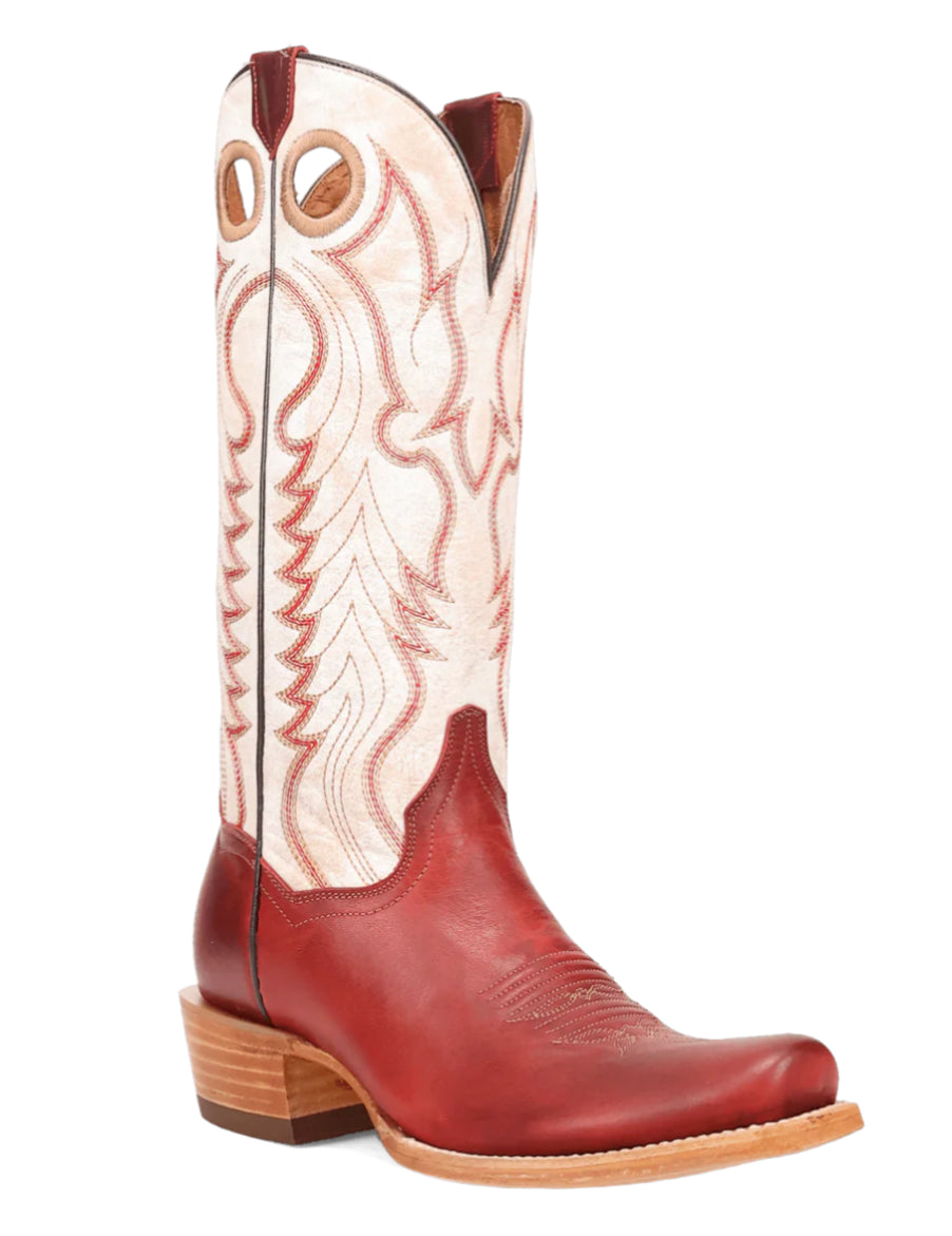 LADIES' DAN POST ADELAIDE RED STOCKMAN BOOTS