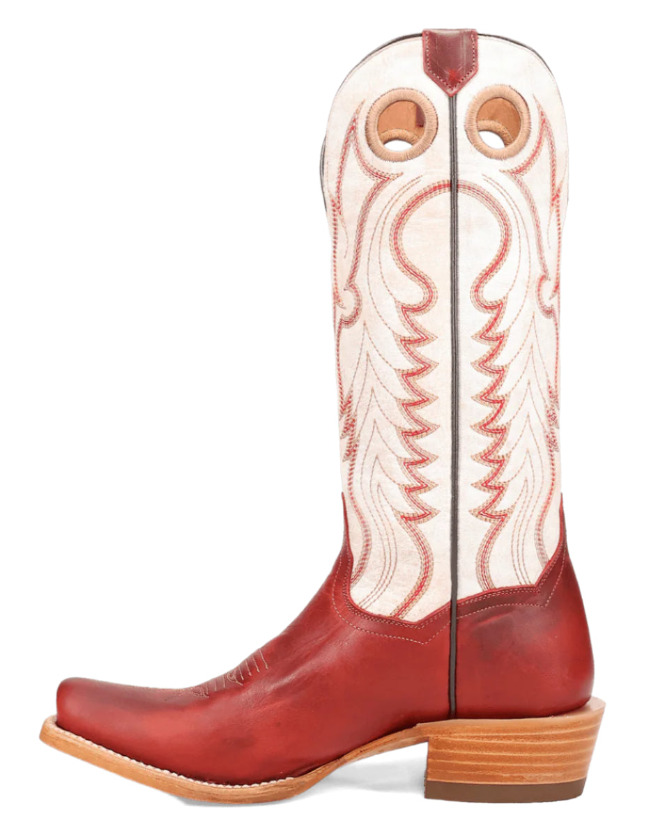 LADIES' DAN POST ADELAIDE RED STOCKMAN BOOTS