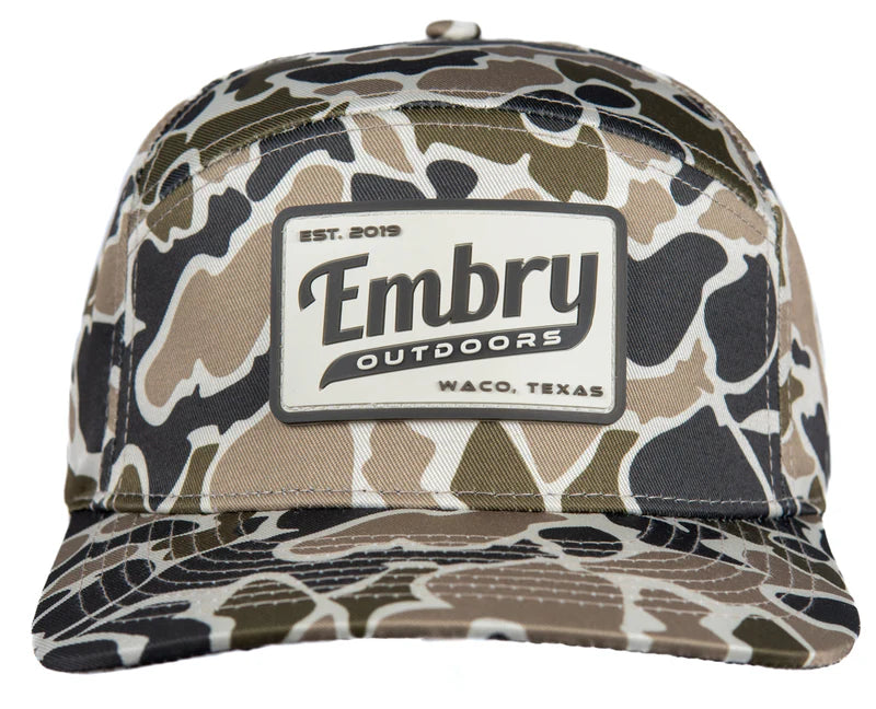 EMBRY MARSH DUCK CAMO 6 PANEL CAP