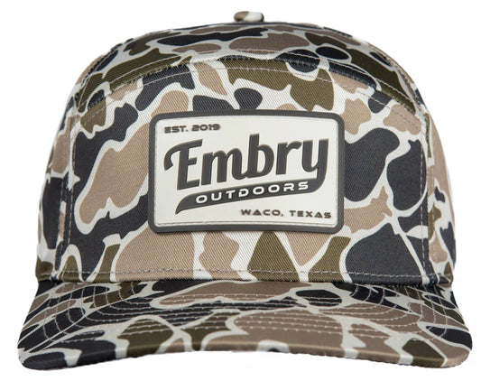 EMBRY MARSH DUCK CAMO 6 PANEL CAP