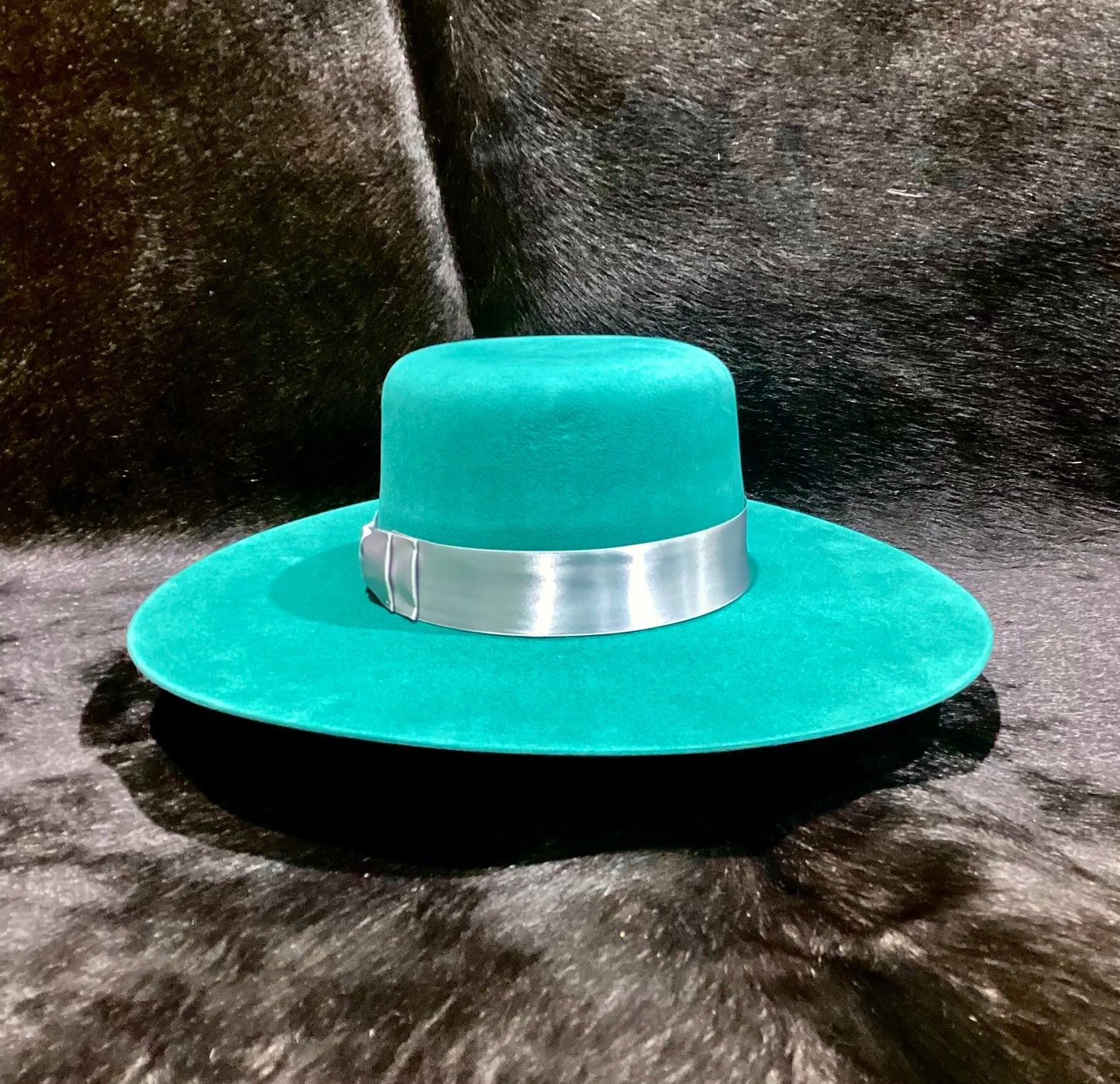 ATWOOD OPEN CROWN 5X FELT HAT - TURQUOISE