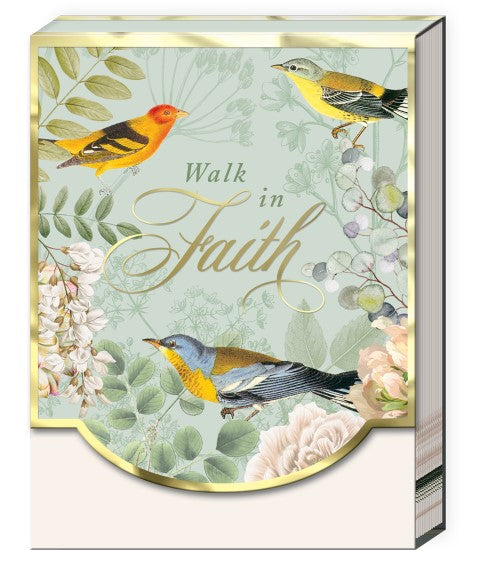 NATURE'S GRACE "FAITH BIRDS" POCKET NOTE PAD
