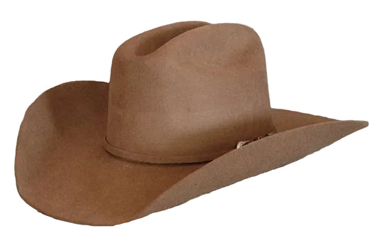 TWISTER EL PASO 2X FELT HAT in WHISKEY