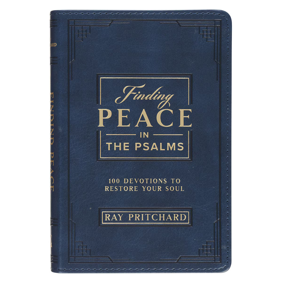 FINDING PEACE IN THE PSALMS BLUE LEATHER DAILY DEVOTIONAL