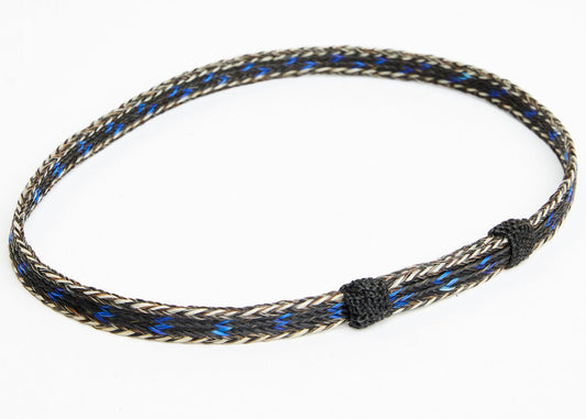 AUSTIN ACCENTS HORSEHAIR DOUBLE KNOT HAT BAND (No Tassel)