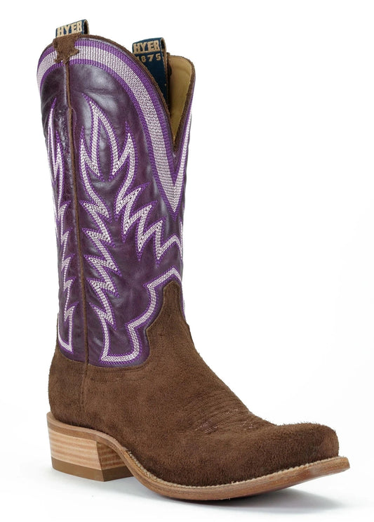 HYER "CULVER" MEN'S BOOTS in CHESTNUT/EGGPLANT