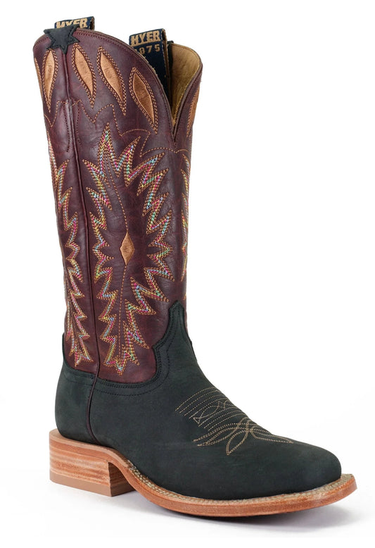 HYER "CHERRYVALE" LADIES BOOTS in BLACK/COGNAC