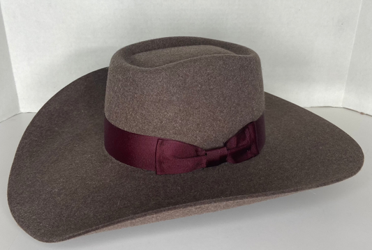 SERRATELLI 8X RAPID HALLOW PEARWOOD FELT HAT