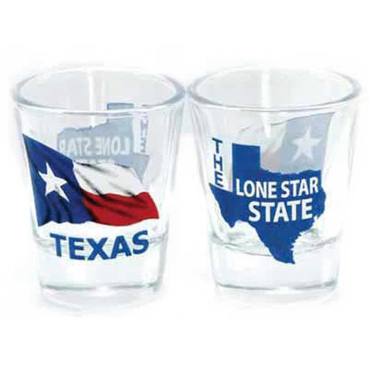 Texas Flag Shot Glass