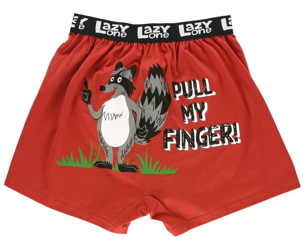 BOY'S "PULL MY FINGER" BOXER BRIEFS