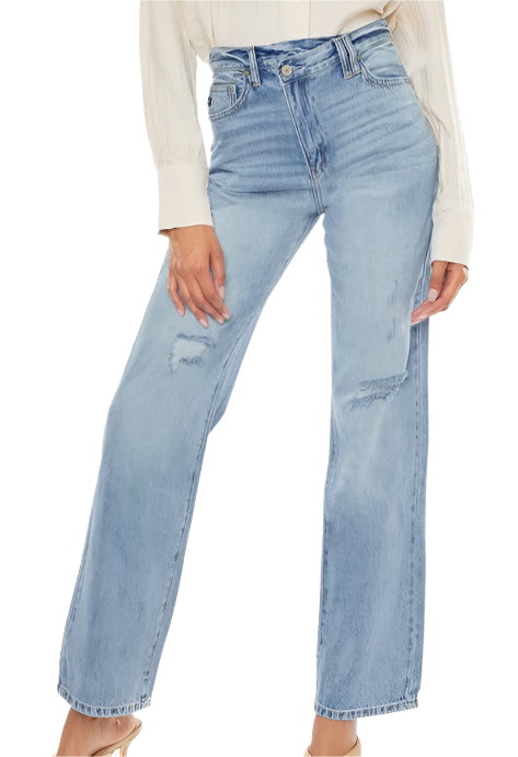 KANCAN WANDA ULTRA HIGH RISE 90'S STRAIGHT LEG JEANS