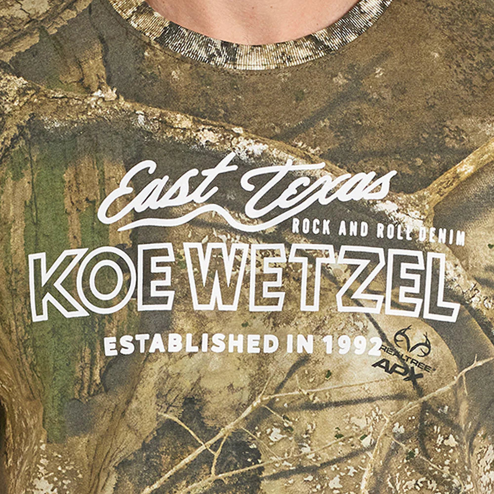 ROCK & ROLL DENIM KOE WENTZEL CAMO TEE-SHIRT
