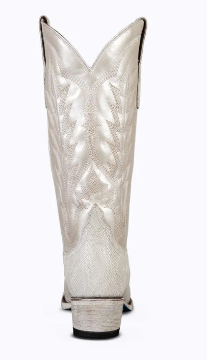 LANE "LEXI ROGUE" BOOTS in PEARL PYTHON