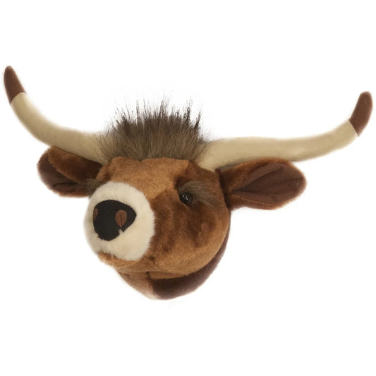 SMALL PLUSH TROPHY HEAD - LONGHORN