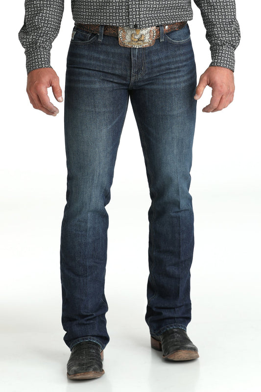 CINCH MEN'S SLIM FIT IAN BOOTCUT JEANS- DARK STONEWASH - OCT 25