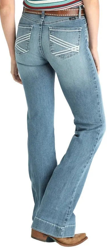 CRUEL GIRL WOMEN'S MILA MEDIUM STONE TROUSER JEANS