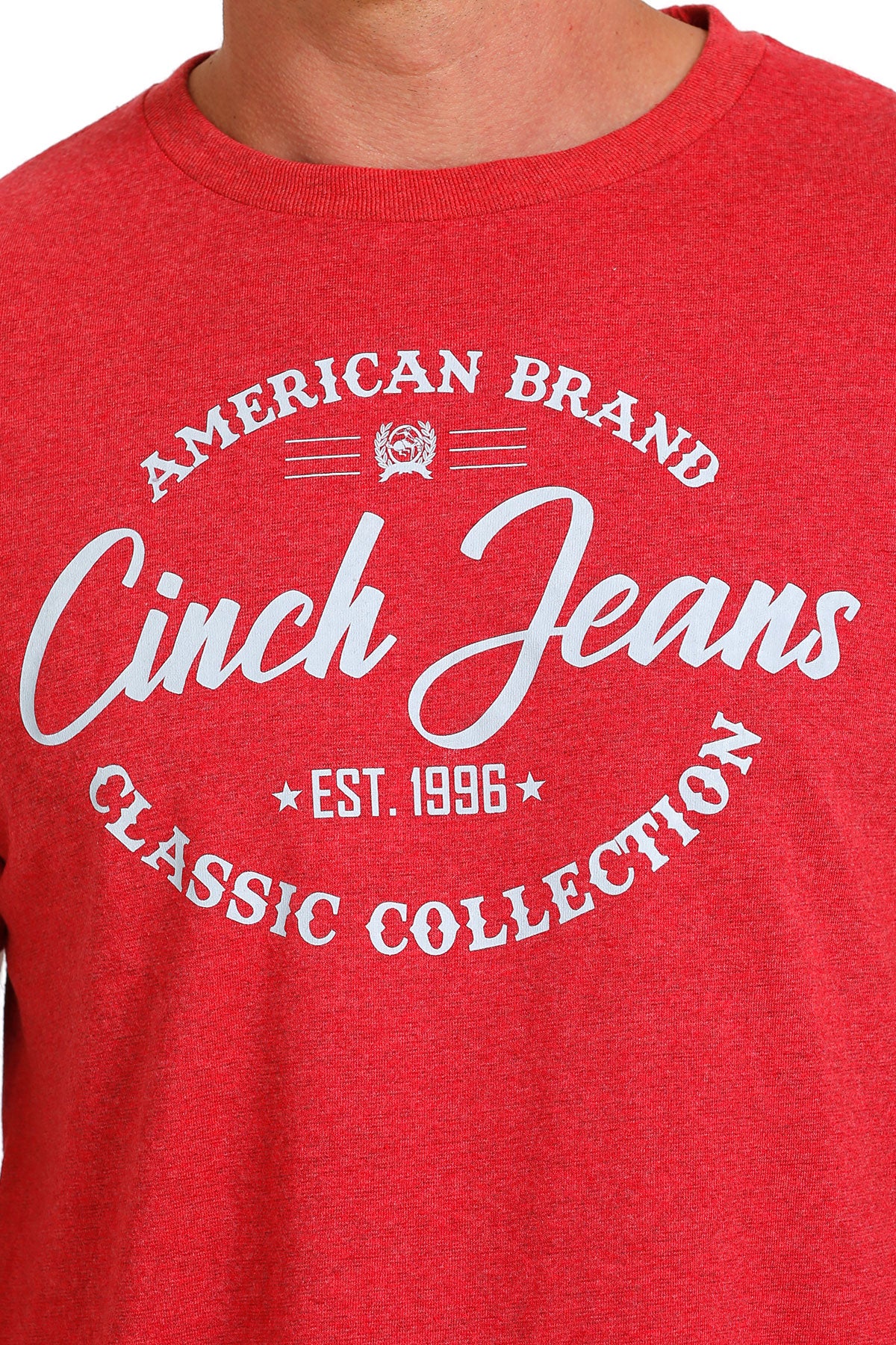 CINCH MEN'S AMERICAN BRAND CLASSIC COLLECTION TEE - RED