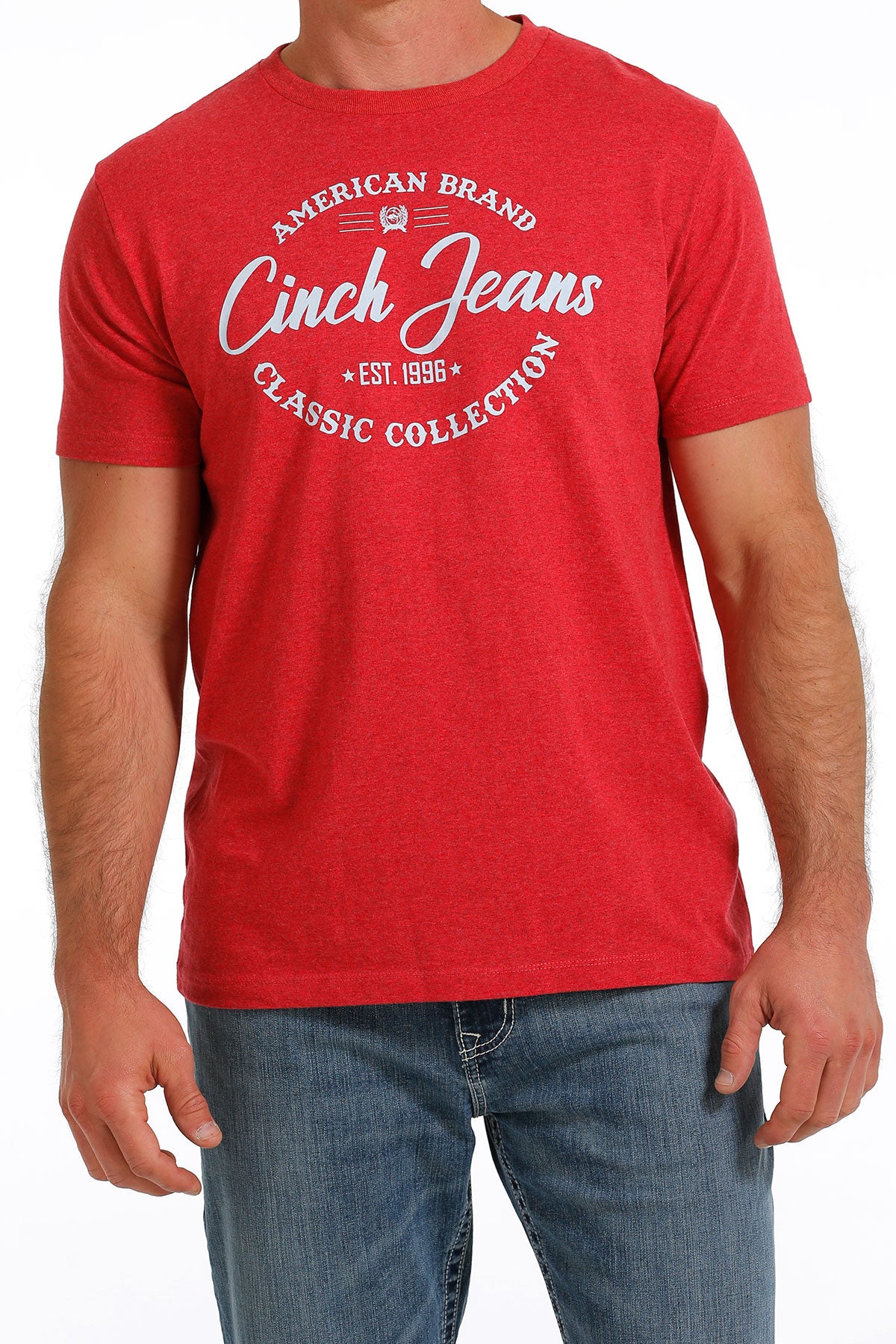 CINCH MEN'S AMERICAN BRAND CLASSIC COLLECTION TEE - RED