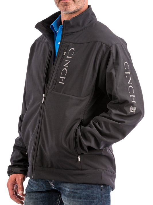 CINCH MEN'S CONCEALED CARRY BONDED JACKET - BLACK